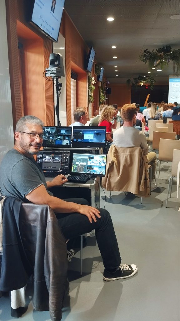 Captation conférence avec régie mobile EnKore - 3 caméras automatisées